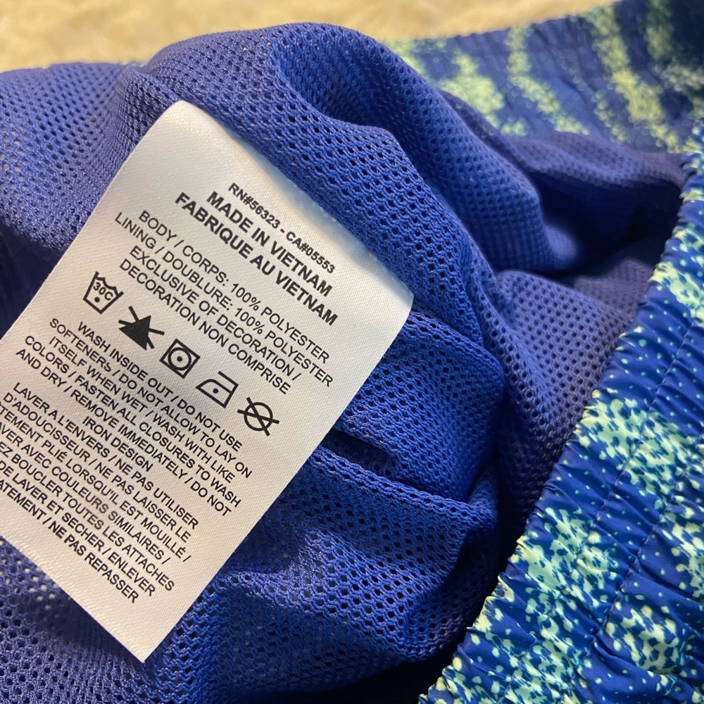 Nike sportswear woven animal print women’s blue/green Medium - Picture 8 of 9